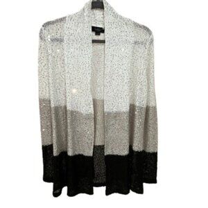 Belldini Sequin Strip Cardigan - EUC